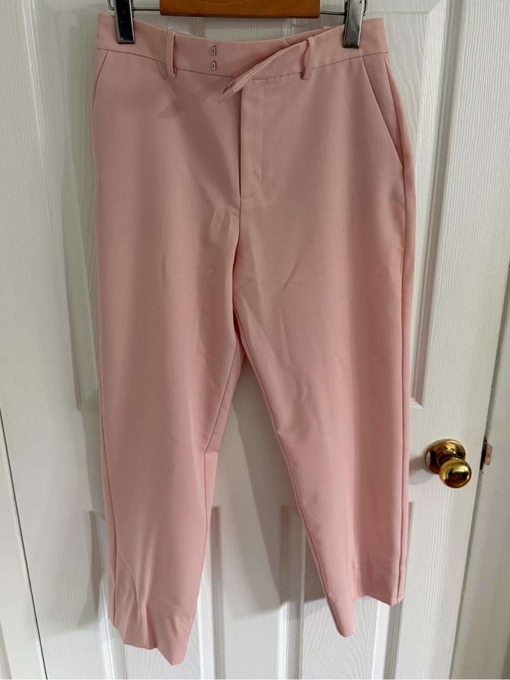 Mango Blush Pink Tailored Dress Pants
